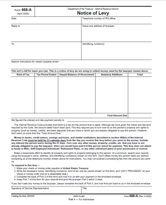 What is an IRS Levy? (Explained)