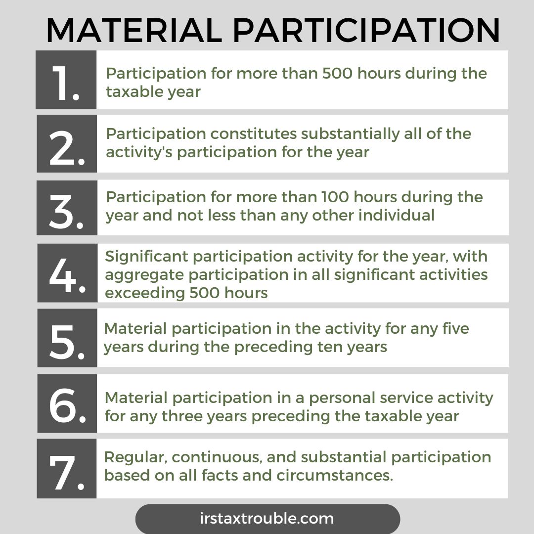 material partcipation