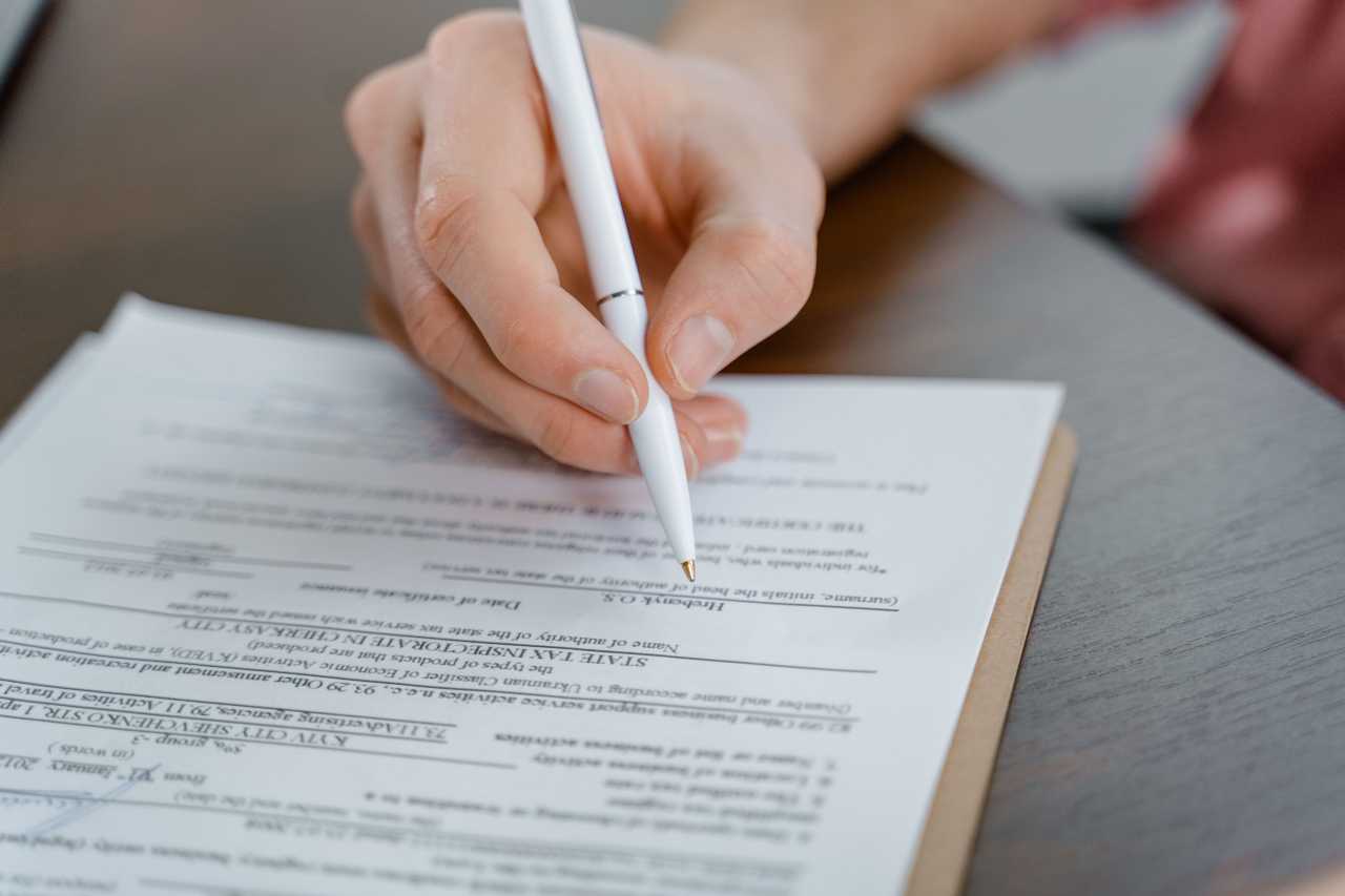 sign IRS agreement missing forms audit